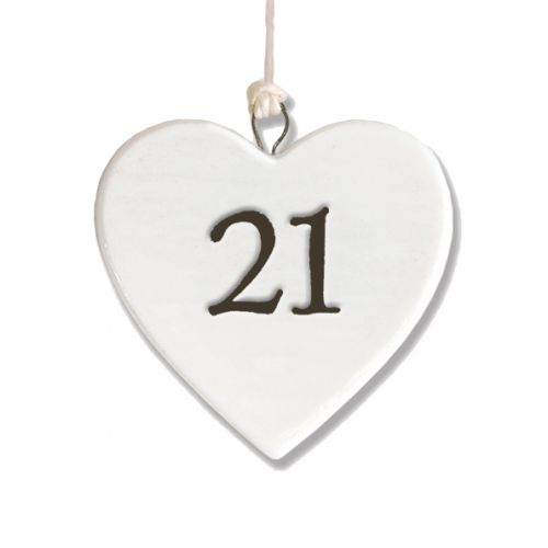 Πορσελάνινη Καρδιά 4,5εκ. - 21