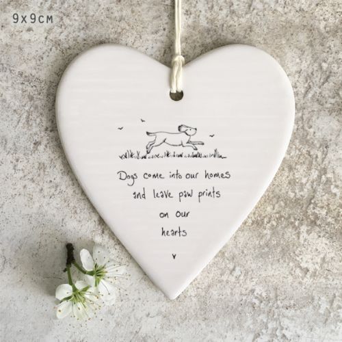 Καρδιά στρογγυλή 10εκ. - Dogs