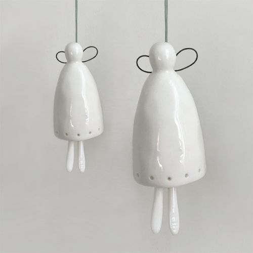 Καμπάνα Άγγελος - Μικρός 7,3x3,8x4 εκ. πορσελάνη