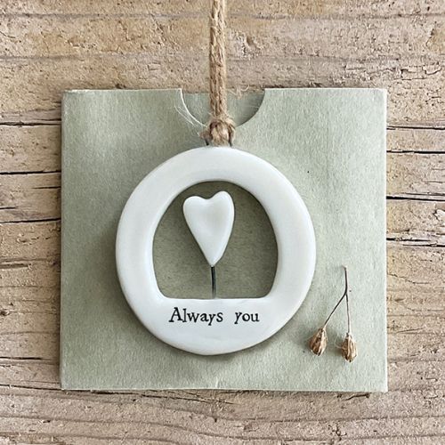 Πορσελάνινος κύκλος 3,5εκ. - Always you