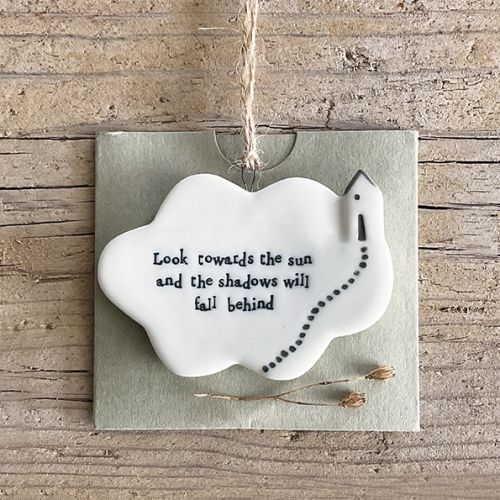 Porcelain cloud-Look towards the sun