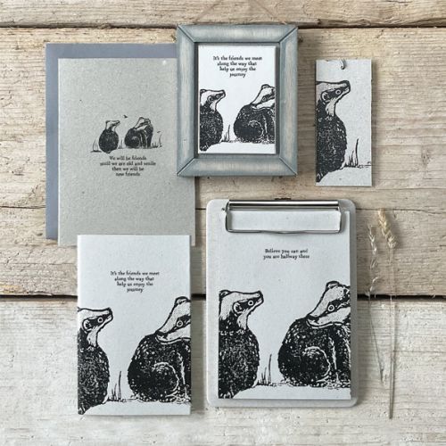 Σημειωματάριο block print - Ασβός