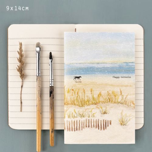 Σημειωματάριο μικρό Seascape - Happy memories 9εκ.