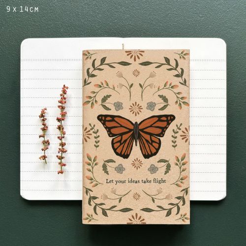 Σημειωματάριο Έντομο 14x9εκ. -Ideas take flight