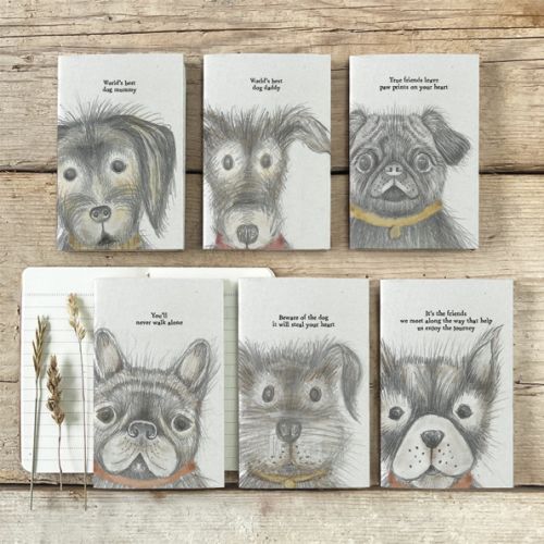 Βιβλιαράκι block print σκύλος-Best dog …