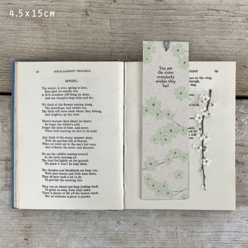 Blossom bookmark-Sister