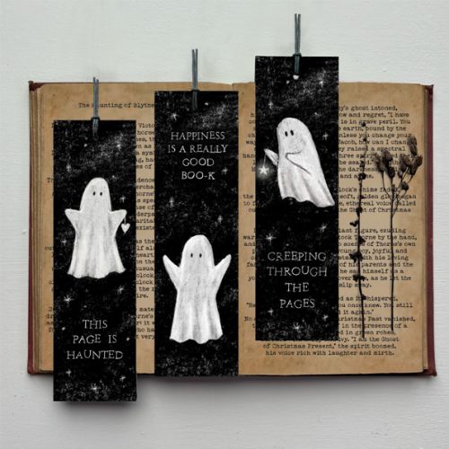 Ghost bookmark-This page is haunted