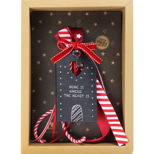 Γούρι Στολίδι μαυροπίνακας-Σπίτι