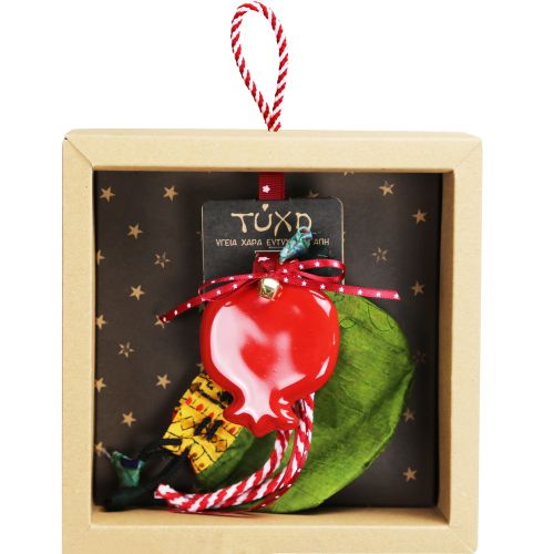 Γούρι Κεραμικό στολίδι-Ρόδι μικρό