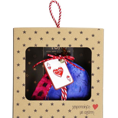 Γούρι Κεραμικό στολίδι-Άσσος μικρός