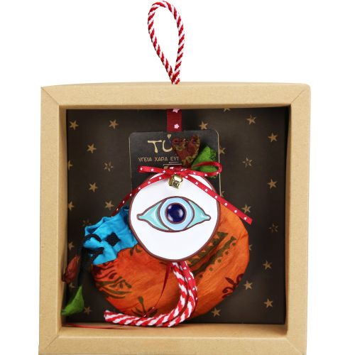 Γούρι Κεραμικό στολίδι-Μάτι