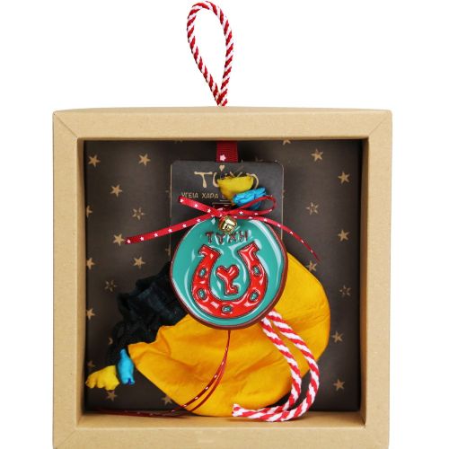 Γούρι Κεραμικό στολίδι-Πέταλο