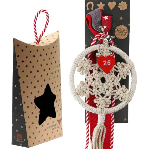 Lucky charm - Macrame Snowflake
