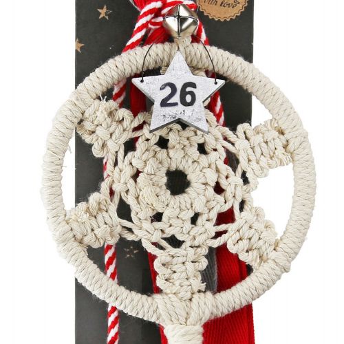 Lucky charm - Macrame Snowflake