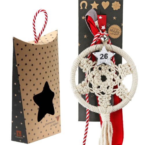 Lucky charm - Macrame Snowflake