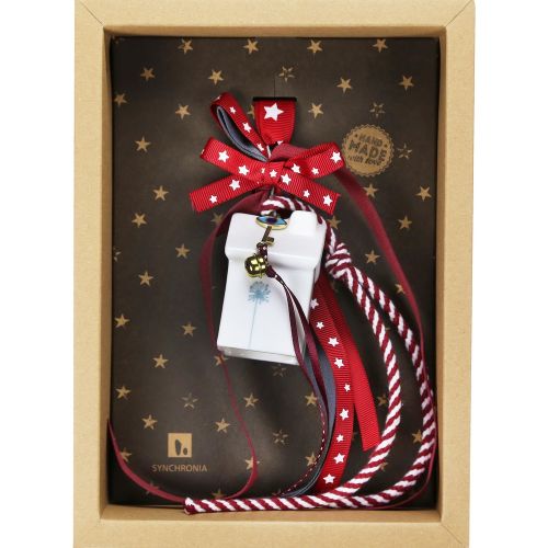 Γούρι Καμπάνα πορσελάνη Σπίτι-Χρυσό