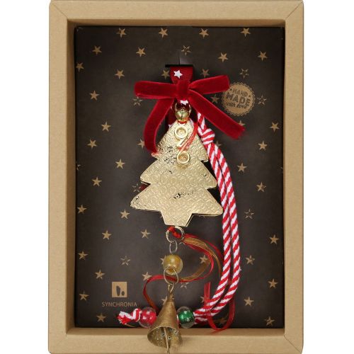 Γούρι Μπρούτζινο στολίδι-Δέντρο