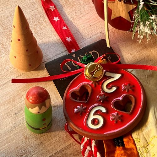 Γούρι Κεραμικό στολίδι-2026