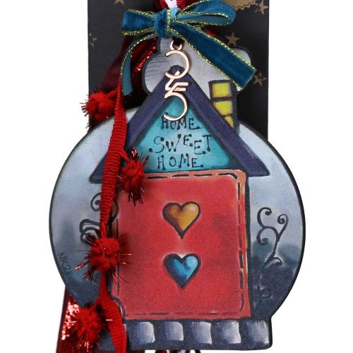 Γούρι Σπίτι στρογγυλό-HSH  30εκ.