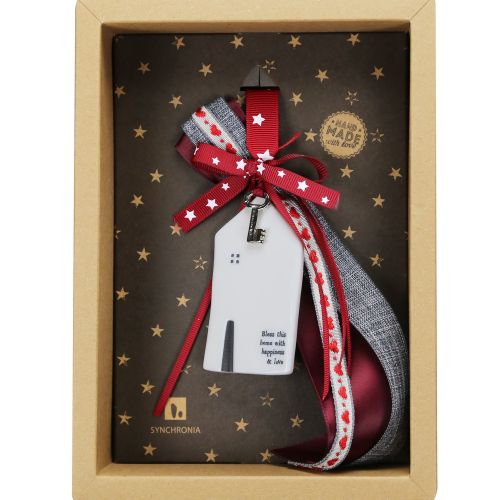 Γούρι Πορσελάνινο σπίτι μεσαίο-Bless