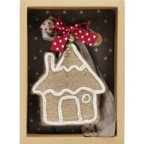 Γούρι Σπίτι με σκοινί-Φυσικό 