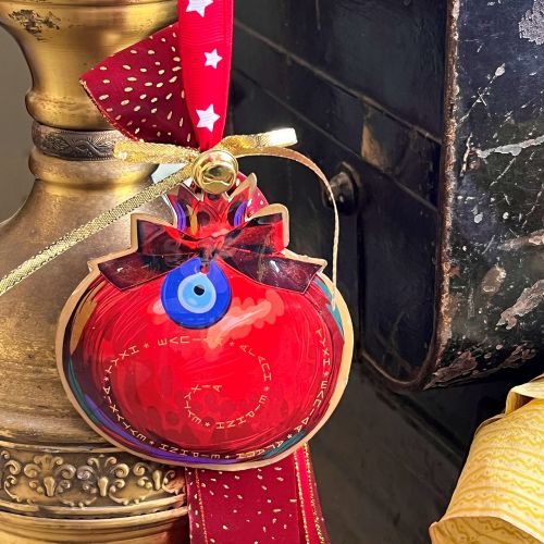 Γούρι Ρόδι με Μάτι - μέταλλο