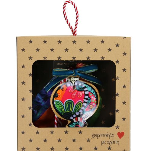 Γούρι Ρόδι boho-Λουλούδια - μέταλλο