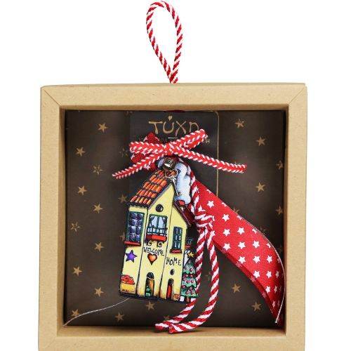 Γούρι Στολίδι τύχης-Σπίτι ψηλό Welcome