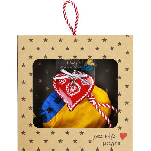 Γούρι Κόκκινο κεραμικό μίνι-Αστέρι 18εκ.