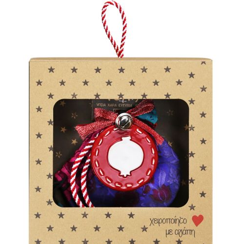 Γούρι Κεραμικό μίνι 18εκ.-Ρόδι στρογγυλό