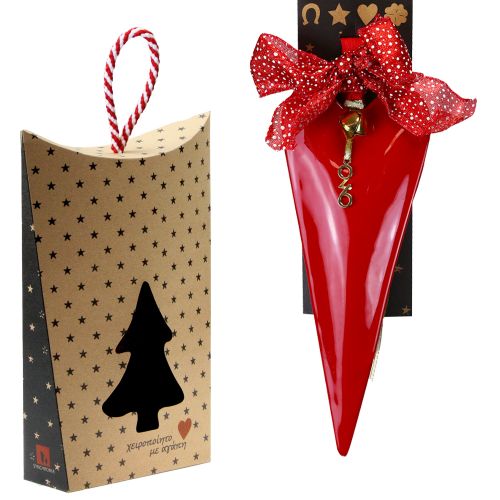 Γούρι Big heart-Κόκκινη