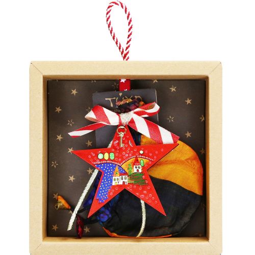 Γούρι Αστέρι JOY-εκκλησία / κόκκινο