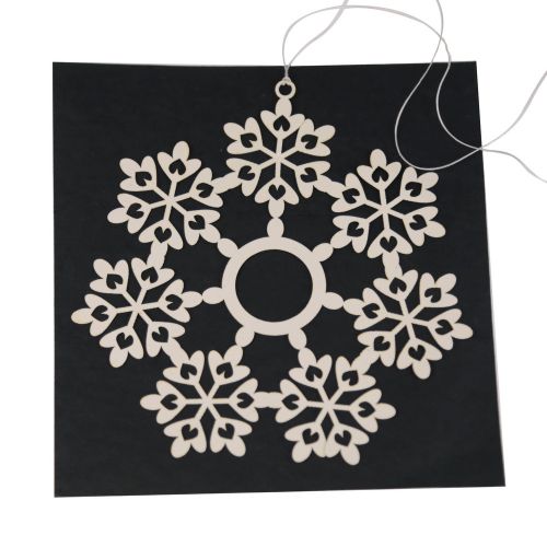 die-cut paper snowflake dec Dia: approx. 14cm