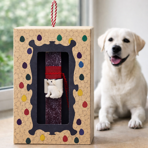 Easter Candle Felt hanging Labrador-Beige