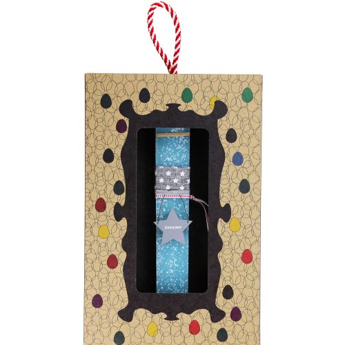 Λαμπάδα 20 Αστεράκι γκρι - Βεραμάν