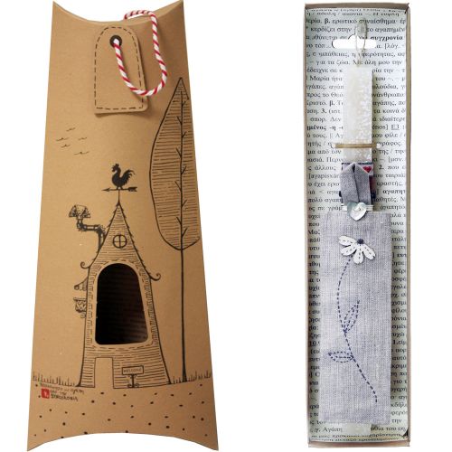 Easter Candle Linen bookmark-Daisy