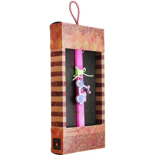 Easter Candle scooter key ring