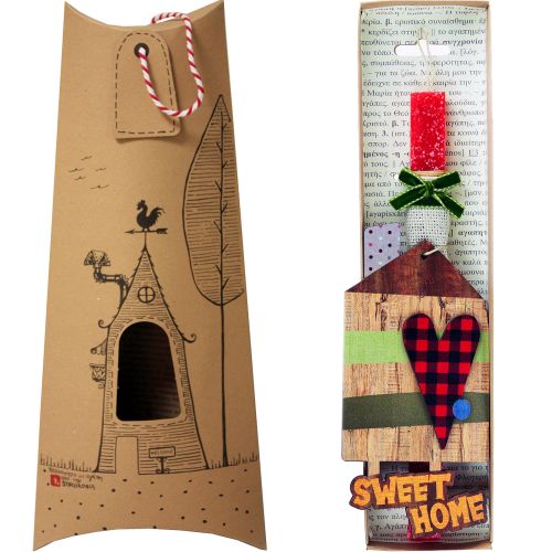 Easter Candle House welcome hanger