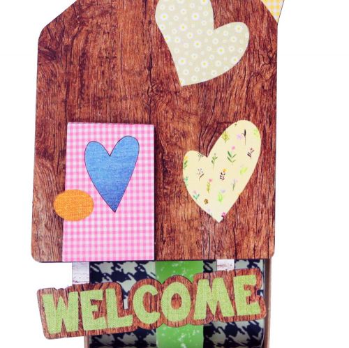Easter Candle House welcome hanger