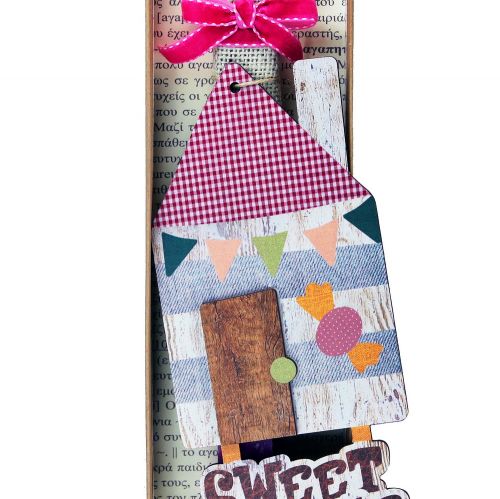 Easter Candle House welcome hanger