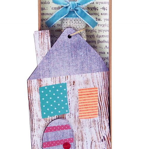 Easter Candle House welcome hanger