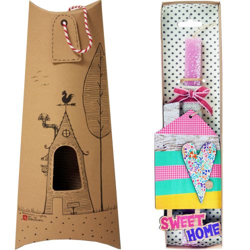 Easter Candle House welcome hanger