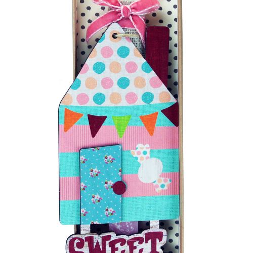 Easter Candle House welcome hanger