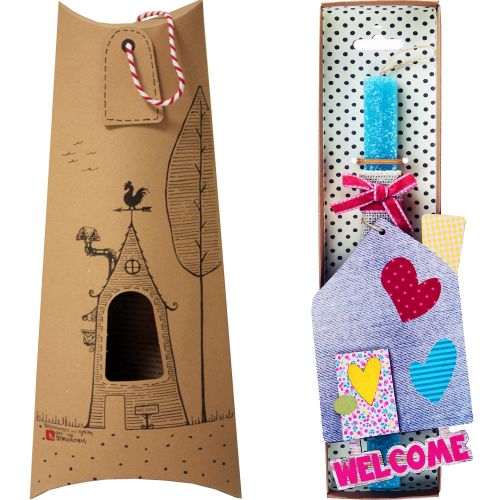 Easter Candle House welcome hanger
