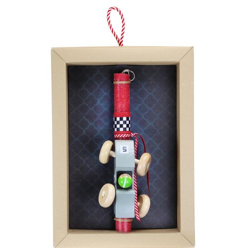 Easter Candle wooden car Twister