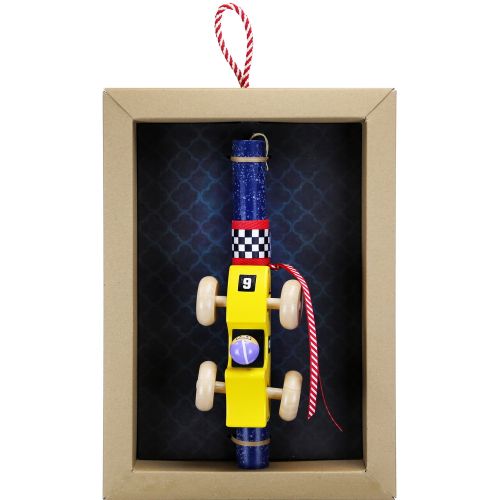 Easter Candle wooden car Twister