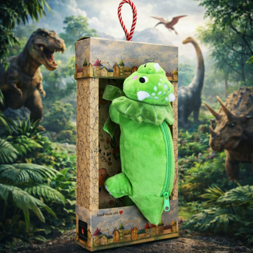 Λαμπάδα Κασετίνα λούτρινη - Δεινόσαυρος