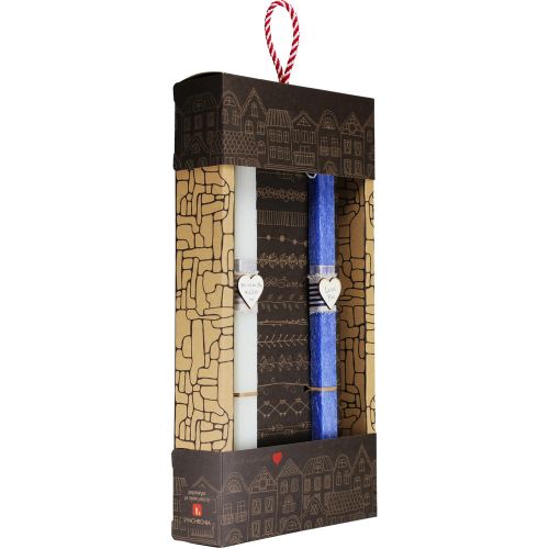 Λαμπάδα Basic -Ζευγάρι καρδιές Love