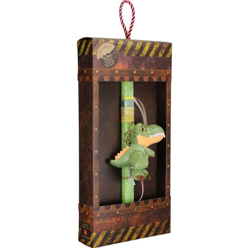 Λαμπάδα Δεινόσαυρος μπρελόκ - Πράσινος