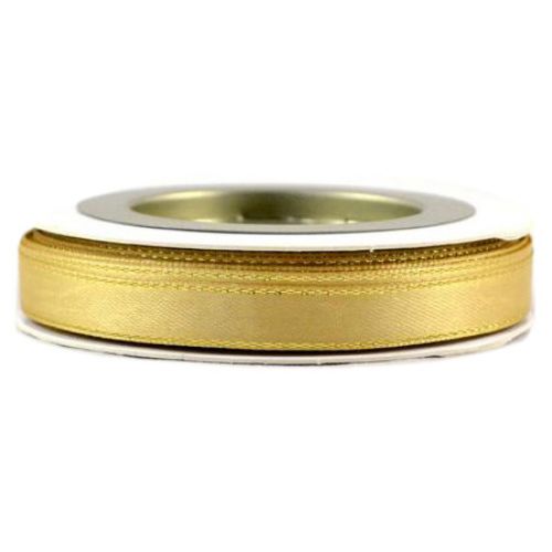 Κορδέλα 23μ. Σατέν METALIC FINISH 25χιλ. - χρυσή